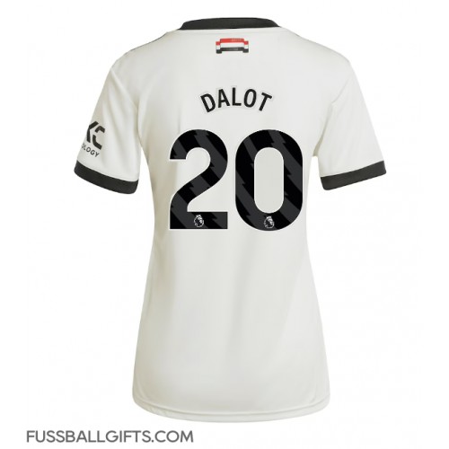 Manchester United Diogo Dalot #20 Fußballbekleidung 3rd trikot Damen 2024-25 Kurzarm